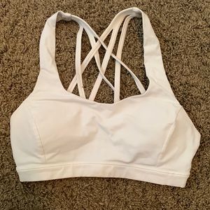 White Lululemon Sports Bra
